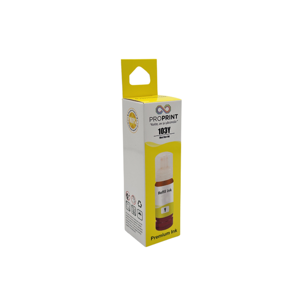 ProPrint Epson 103-C13T00S44A Yellow Compatible Ink 70 Ml - 2