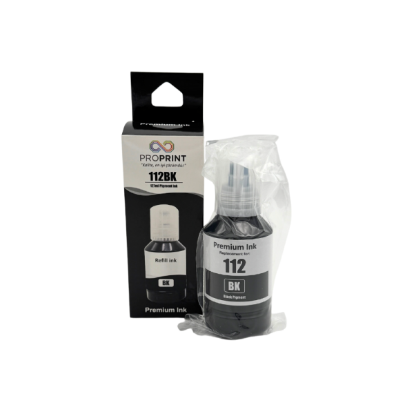 ProPrint Epson 112-C13T06C14A Black Compatible Ink 127 Ml - 1
