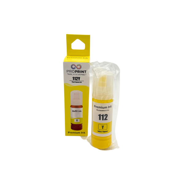 ProPrint Epson 112-C13T06C44A Yellow Compatible Ink 70 Ml - 1