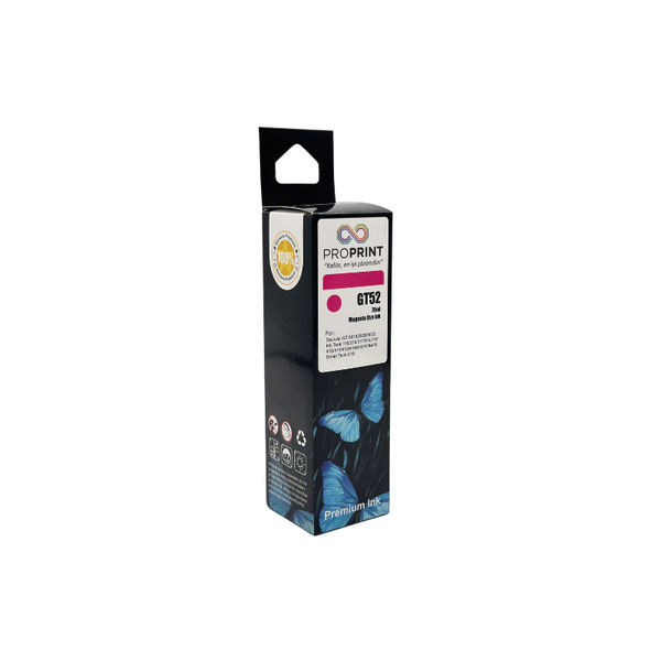 ProPrint Hp GT52 Magenta Compatible Ink 70 Ml - 2