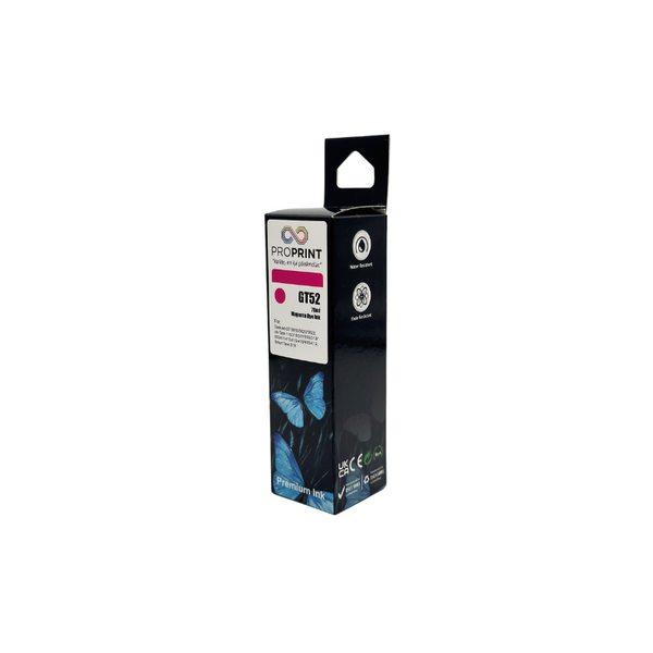 ProPrint Hp GT52 Magenta Compatible Ink 70 Ml - 3