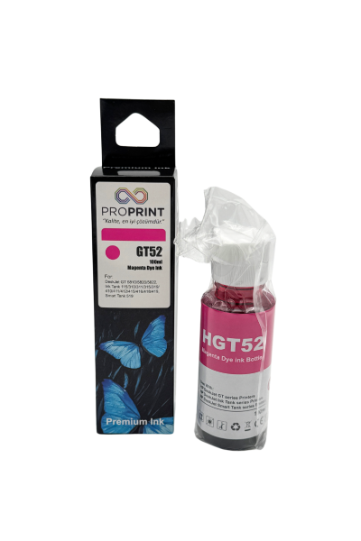 ProPrint Hp GT52XL Kırmızı Muadil Mürekkep 90 Ml - 1
