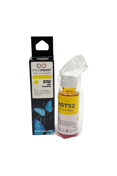ProPrint Hp GT52XL Sarı Muadil Mürekkep 90 Ml - 1