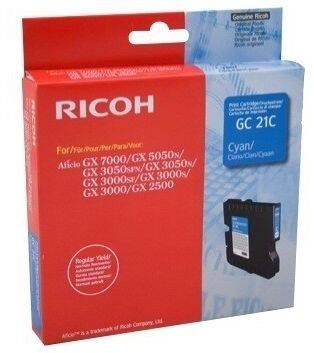 Ricoh Aficio GC-21C Cyan Original Cartridge - 1