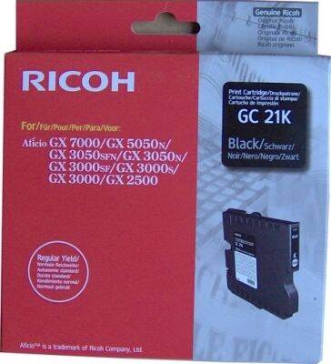 Ricoh Aficio GC-21K Siyah Orjinal Kartuş