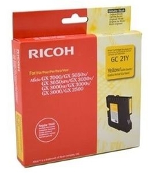 Ricoh Aficio GC-21Y Yellow Original Cartridge - RICOH