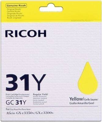 Ricoh Aficio GC-31Y Sarı Orjinal Kartuş