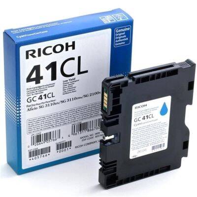 Ricoh Aficio GC-41CL Cyan Original Cartridge - 1