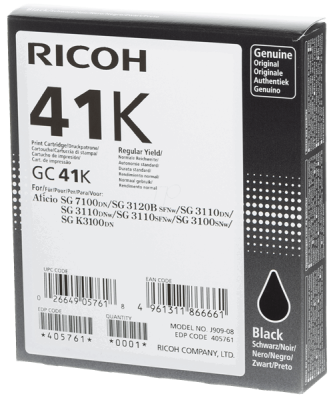 Ricoh Aficio GC-41K Siyah Orjinal Kartuş
