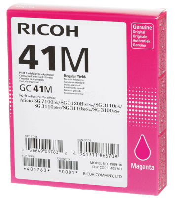 Ricoh Aficio GC-41M Kırmızı Orjinal Kartuş