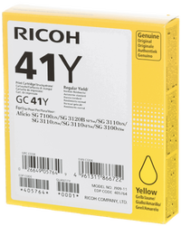 Ricoh Aficio GC-41Y Yellow Original Cartridge - RICOH