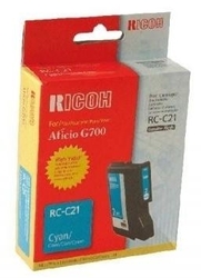 RICOH - Ricoh Aficio RC-C21 Mavi Orjinal Kartuş