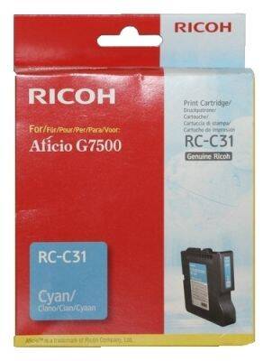 Ricoh Aficio RC-C31 Mavi Orjinal Kartuş