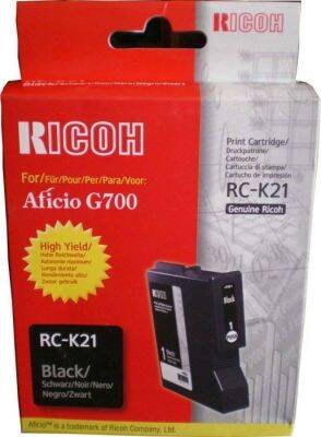 Ricoh Aficio RC-K21 Siyah Orjinal Kartuş