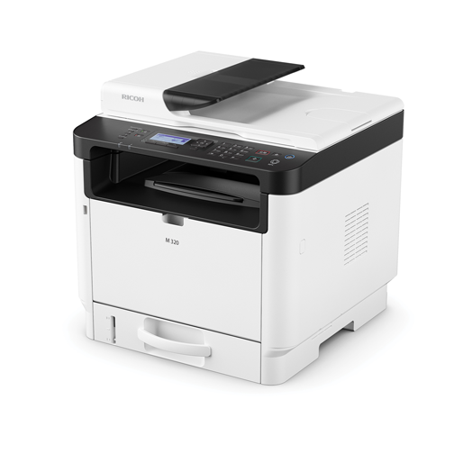 Ricoh M320 Wi-Fi + Scanner + Photocopy Multifunction Mono Laser Printers - 1