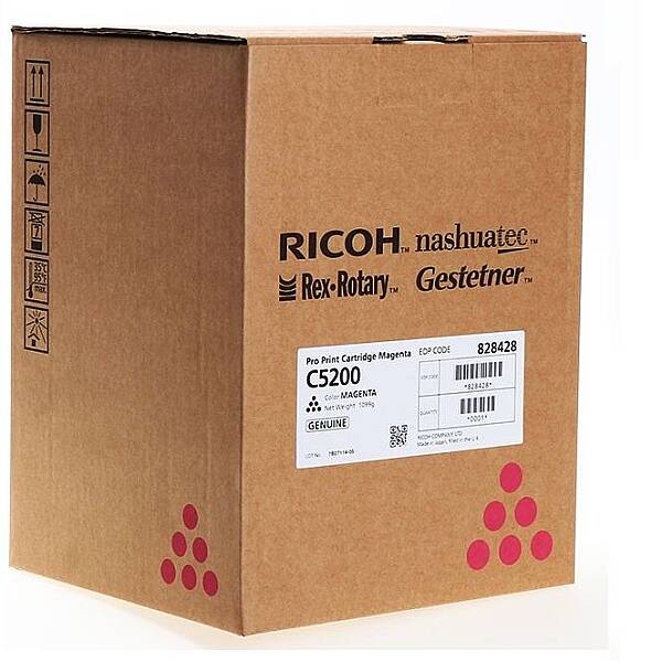 Ricoh Pro-C5200 Kırmızı Orijinal Toner 828428 - 1