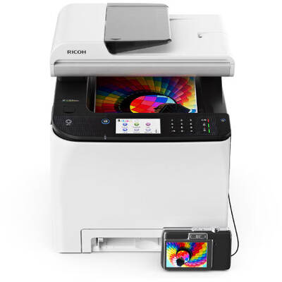 Ricoh SP-C260SFNw A4 Tarayıcı Fax Fotokopi Renkli Yazıcı