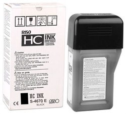 Riso S-4670 Black Original Ink - RISO