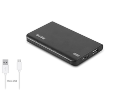 S-link IP-666 6000mAh 2000ma Powerbank Siyah Şarj Taşınabilir Cihazı - 2