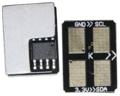 Samsung CLP-300/ST892A Black Toner Chip - 1