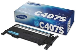 SAMSUNG - Samsung CLP-320/CLT-C407S/SU001A Mavi Orjinal Toner