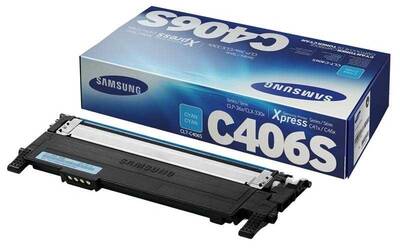 Samsung CLP-365/CLT-C406S/ST988A Cyan Original Toner - 1
