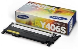 Samsung CLP-365/CLT-Y406S/SU466A Yellow Original Toner - SAMSUNG