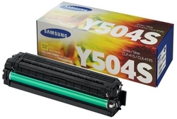 SAMSUNG - Samsung CLP-415/CLT-Y504S/SU506A Sarı Orjinal Toner