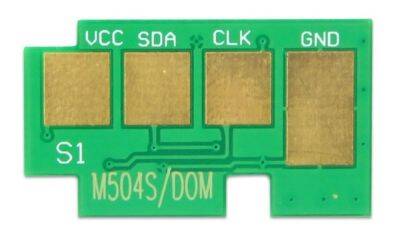 Samsung CLP-415/CLT-Y504S/SU506A Sarı Toner Chip
