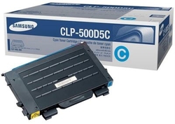 SAMSUNG - Samsung CLP-500 Mavi Orjinal Toner