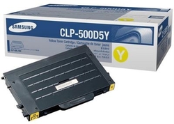 SAMSUNG - Samsung CLP-500 Sarı Orjinal Toner