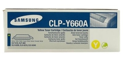 SAMSUNG - Samsung CLP-660/ST960A Sarı Orjinal Toner