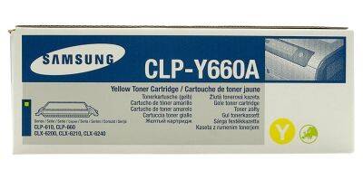 Samsung CLP-660/ST960A Yellow Original Toner - 1