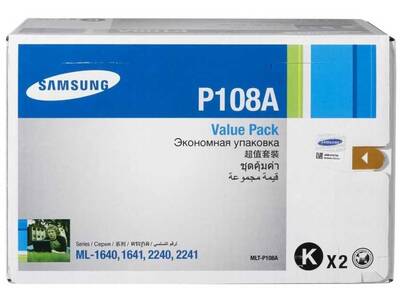 Samsung ML-1640/MLT-P108A Original Toner Çiftli Paket - 1