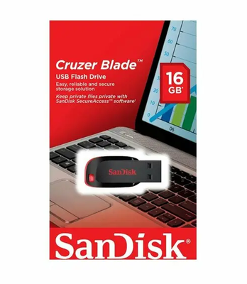 Sandisk Sdcz50-016G-B35 Cruzer Blade 16GB Usb Bellek 2.0