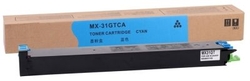 Sharp MX-31GTCA Cyan Muadil Photocopier Toner - SHARP