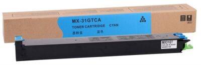 Sharp MX-31GTCA Cyan Muadil Photocopier Toner - 1