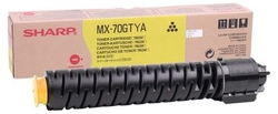 Sharp MX-70GTYA Yellow Original Photocopier Toner - SHARP