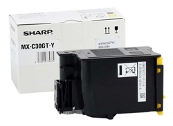 Sharp MX-C30GTYA Yellow Original Photocopy Toner - SHARP