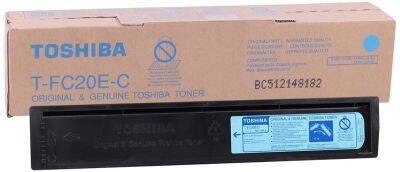 Toshiba T-FC20E-C Cyan Original Photocopy Toner - 1