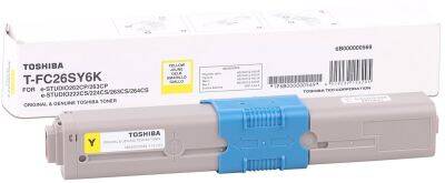 Toshiba T-FC26E-Y Yellow Original Photocopy Toner Extra High-Power - 1