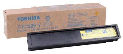 Toshiba T-FC28E-Y Yellow Original Photocopy Toner - 1