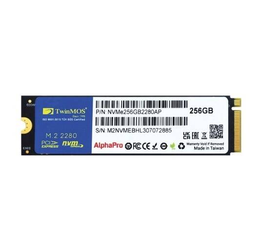 TwinMOS AlphaPro 256GB NVMe M.2 SSD - 1