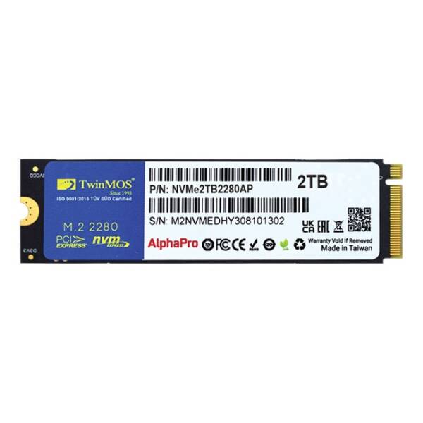 TwinMOS AlphaPro 2TB NVMe M.2 SSD - 1