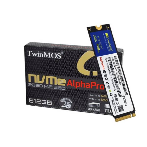 TwinMOS AlphaPro 512GB NVMe M.2 SSD - 2
