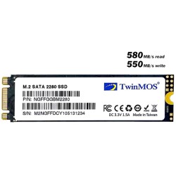 TwinMOS Internal 512GB M.2 SATA3 2280 SSD - TwinMOS