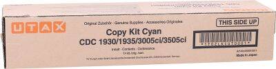 Utax CDC1930/653010011 Cyan Original Photocopy Toner - 1