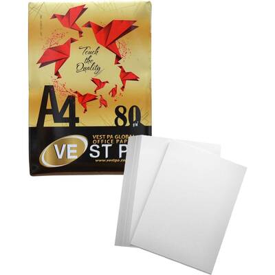 Vestpa A4 Fotokopi Kağıdı 80 Gr 500 Sayfa - 1