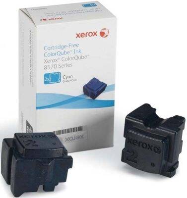 Xerox ColorQube 8570-108R00936 Cyan Original Katı Mürekkep 2Li - 1