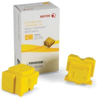 Xerox ColorQube 8570-108R00938 Sarı Orjinal Katı Mürekkep 2Li